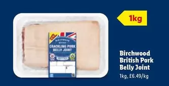 British Pork Belly Joint
