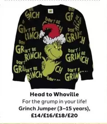 Head - Grinch Jumper
