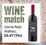 Malbec - Carne Rojo