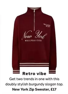 Club - New York Zip Sweater