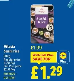 Vitasia - Sushi rice