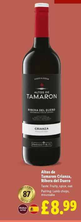 Master - Altos de Tamaron Crianza, Ribera del Duero