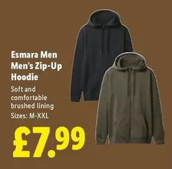 Esmara - Men's Zip-Up Hoodie