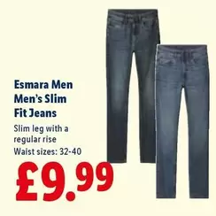 Esmara - Men's Slim Fit Jeans
