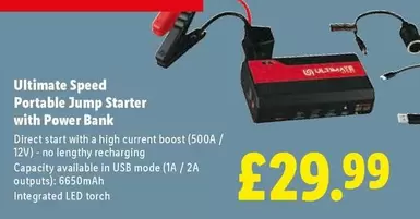 Boost - Portable Jump Starter with Power Bank