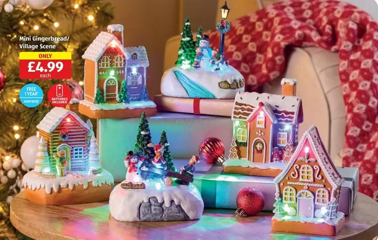 Mini Gingerbread/ Village Scene