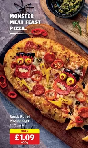 Monster - Ready Rolled Pizza Dough