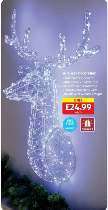 Head - Wire Wall Decoration