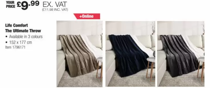 Comfort - The Ultimate Throw