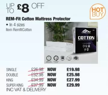 COTTON - Cotton Mattress Protector
