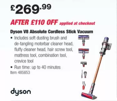 Dyson - V8 Absolute Cordless Stick Vacuum