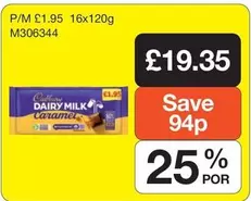 Cadbury - DAIRY MILK Caramel