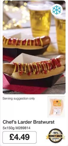 Chef's Larder - Bratwurst