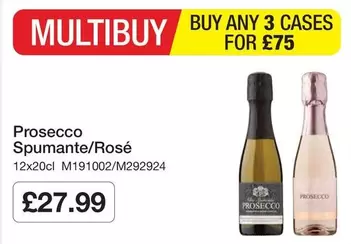 Prosecco -  Spumante/Rosé