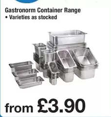 Gastronorm Container Range