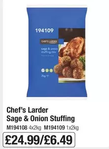 Chef's Larder - Sage & Onion Stuffing