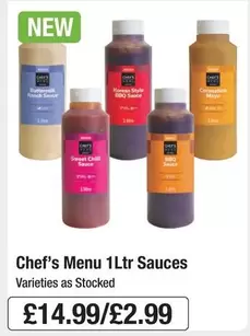 Chef - 1Ltr Sauces