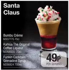 Bumbu Crème, Kahlúa The Original Coffee Liqueur, Funkin Cocktails Grenadine Syrup