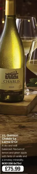 Apple - Chablis La Larme D'Or