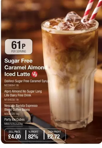 Alpro - Caramel Almone Iced Latte