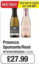 Prosecco - Spumante/Rosé