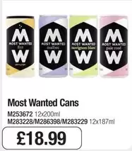 Malbec - Most Wanted Cans