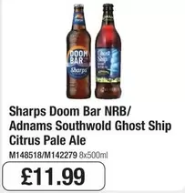 Ghost - Doom Bar NRB/ Adnams Southwold  Ship Citrus Pale Ale
