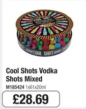 Cool Shots Vodka Shots Mixed