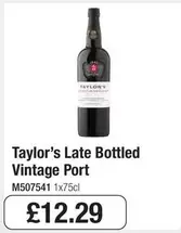 VINTAGE - Late Bottled Vintage Port