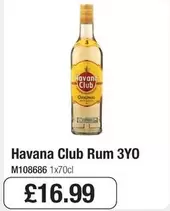 Havana Club - Rum 3YO