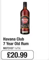 Havana Club - 7 Year Old Rum