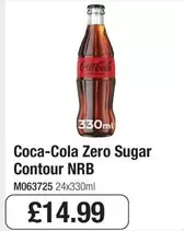 Coca Cola - Zero Sugar Contour NRB