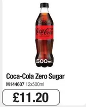 Coca Cola - Zero Sugar