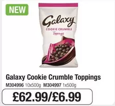 Galaxy - Cookie Crumble Toppings