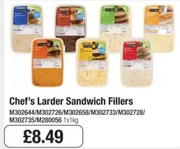Chef's Larder - Sandwich Fillers