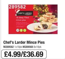 Chef's Larder - Mince Pies