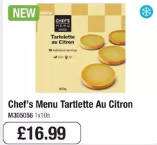 Chef - Tartlette Au Citron