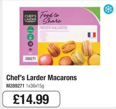 Chef's Larder - Macarons