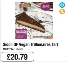GF Vegan Trillionaires Tart