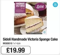 Victoria - Handmade Sponge Cake