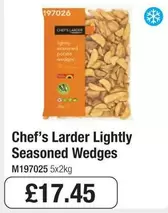 Chef's Larder - Lightly Seasoned Wedges