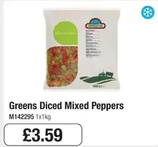Diced Mixed Peppers