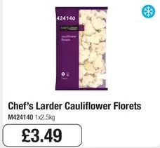 Chef's Larder - Cauliflower Florets