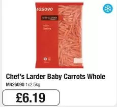 Chef's Larder - Baby Carrots Whole
