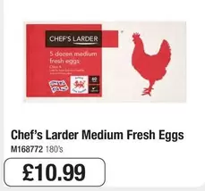 Chef's Larder - Medium Fresh Eggs
