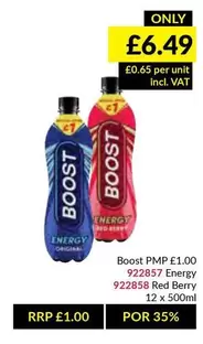 Boost - Energy, Red Berry