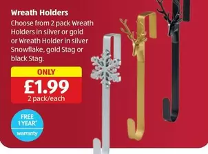 Silver - Wreath Holders