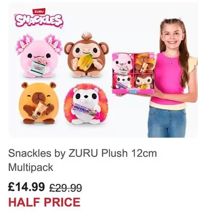 Mentos - Snackles Plush 12cm Multipack