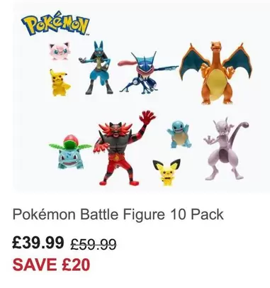 Pokémon Battle Figure 10 Pack