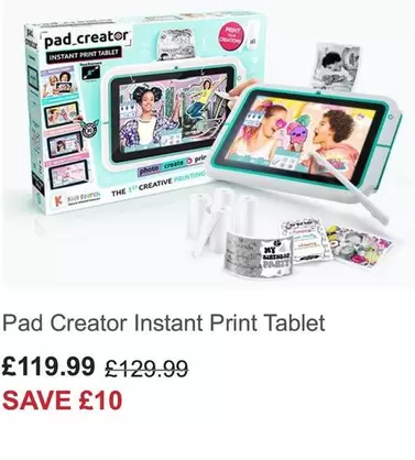 Creative - Instant Print Tablet
